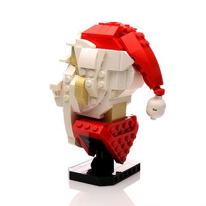 Instructions for Custom LEGO Santa Claus Bust