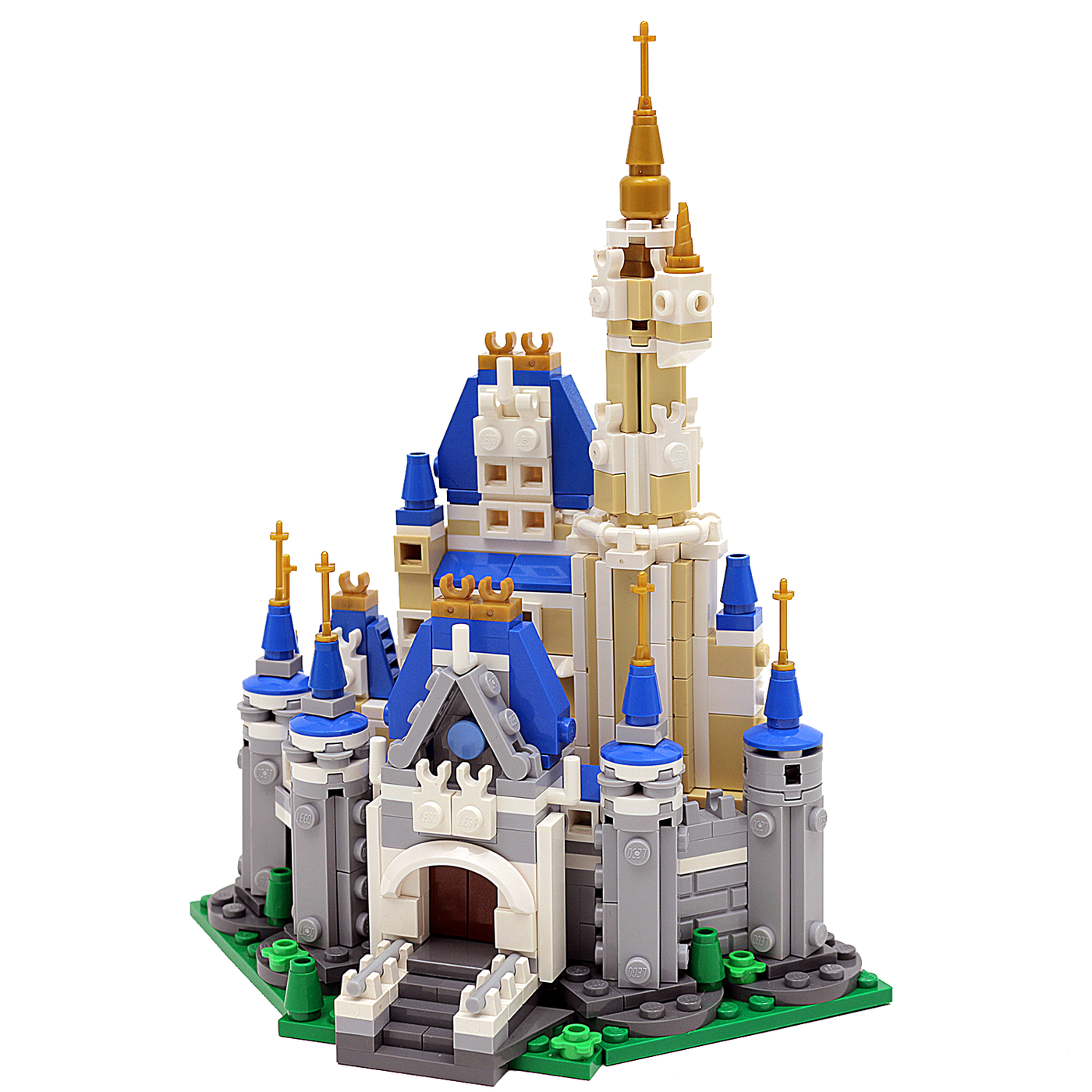 Mini Custom LEGO Disney Cinderellas Castle Instructions, Parts