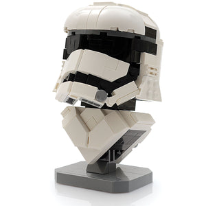 Instructions for Custom LEGO Star Wars First Order Stormtrooper Bust