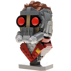 Instructions for Custom LEGO Starlord Bust