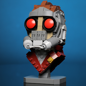 Instructions for Custom LEGO Starlord Bust