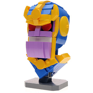 Thanos Bust MOC made from LEGO bricks