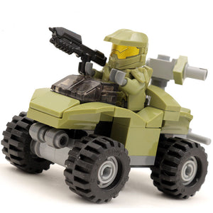 Custom LEGO Halo Mini Warthog Instructions, Parts List