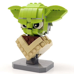 Instructions for Custom LEGO Star Wars Yoda Bust