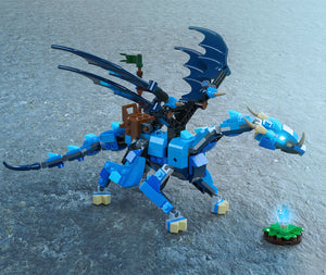 Instructions for Custom LEGO Dragon Bevyr the Swift